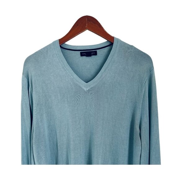 Banana Republic Silk Cashmere Sweater V-Neck Pullover Size XL - Picture 2 of 8